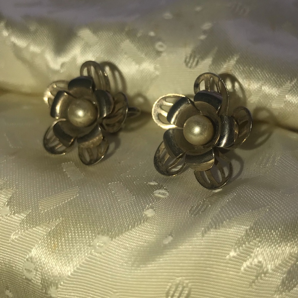 Antique clip on earrings